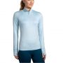 Brooks-DASH HALF ZIP LS MUJER