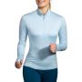Brooks-DASH HALF ZIP LS MUJER