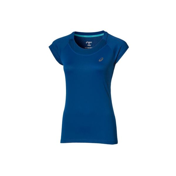Asics-CAPSLEEVE TOP MUJER
