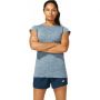 Asics-RACE SEAMLESS SS TOP MUJER